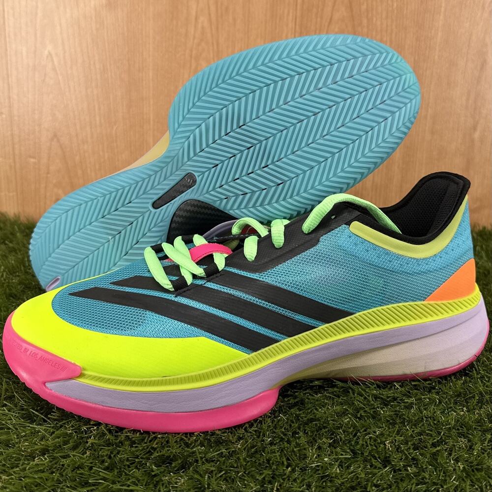adidas Adizero Select 3.0 Low Lucid Pink Preloved Lime JR8281 Mens Sz 11